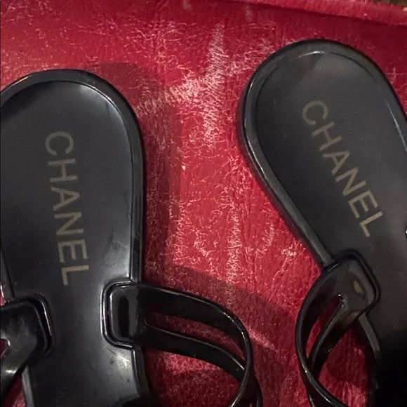 CHANEL CAMELLIA SANDALS - Picture 4 of 4